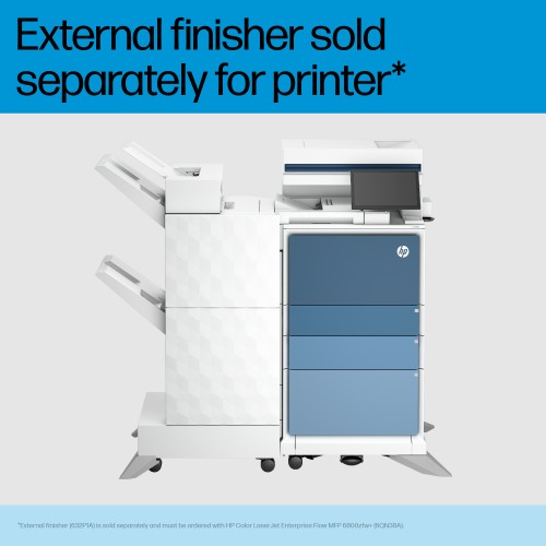 HP Color LaserJet Enterprise Flow LaserJet Enterprise Flow 6800zfw+ Multifunction Color Printer, Ethernet Only; Copier, Scanner