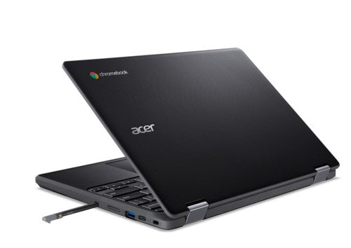 Acer Chromebook R756T-C9PBNA Intel® N N100 11.6" Touchscreen HD 8 GB LPDDR5-SDRAM 64 GB Flash Wi-Fi 6E (802.11ax) ChromeOS Black