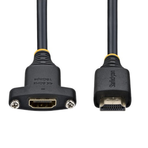 StarTech.com HDMI2PNLFM-2M HDMI cable 78.7" (2 m) HDMI Type A (Standard) Black