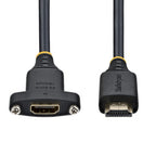 StarTech.com HDMI2PNLFM-1M HDMI cable 39.4" (1 m) HDMI Type A (Standard) Black