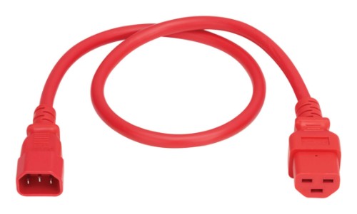 Eaton P037-2P5-ARD power cable Red 29.9" (0.76 m) C14 coupler C21 coupler