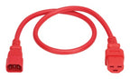 Eaton P037-2P5-ARD power cable Red 29.9" (0.76 m) C14 coupler C21 coupler