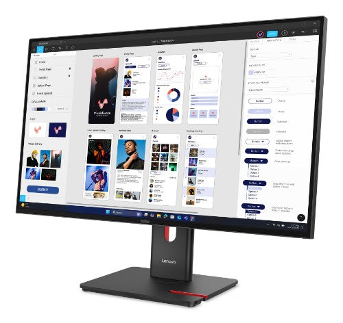 Lenovo ThinkVision T32UD-40 computer monitor 31.5" 3840 x 2160 pixels 4K Ultra HD LED Black