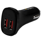 StarTech.com USB2PCARBKS mobile device charger Universal Black Cigar lighter Auto