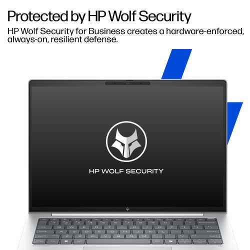 HP EliteBook 8 G1i 14 Next Gen AI PC Wolf Pro Security Edition Intel Core Ultra 5 236V Laptop 14" Touchscreen WUXGA 16 GB LPDDR5x-SDRAM 512 GB SSD Wi-Fi 7 (802.11be) Windows 11 Pro Silver