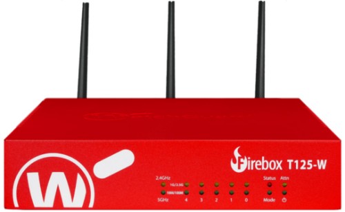 WatchGuard Firebox T125-W hardware firewall 1U 0.51 Gbit/s