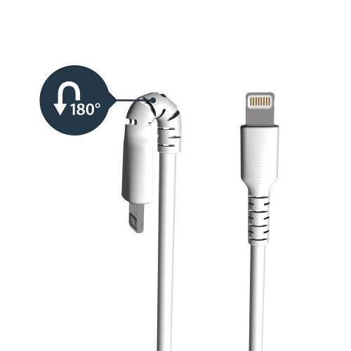 StarTech.com RUSBLTMM2M lightning cable 78.7" (2 m) White