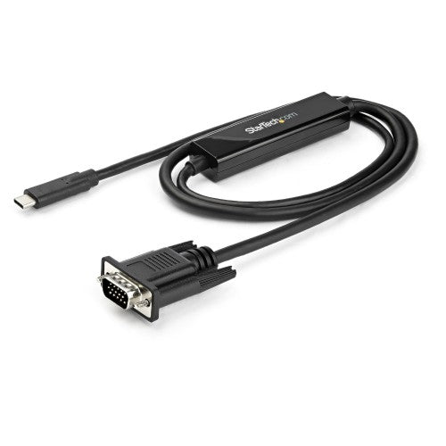 StarTech.com CDP2VGAMM1MB video cable adapter 39.4" (1 m) USB Type-C VGA (D-Sub) Black