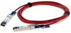AddOn Networks SFP-H10GB-CU3-5M-RD-AO InfiniBand/fibre optic cable 137.8" (3.5 m) SFP+ DAC Red, Stainless steel