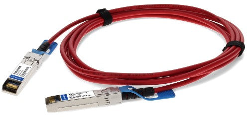 AddOn Networks SFP-H10GB-CU3-5M-RD-AO InfiniBand/fibre optic cable 137.8" (3.5 m) SFP+ DAC Red, Stainless steel