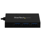 StarTech.com HB30A3A1CFB interface hub USB 3.2 Gen 1 (3.1 Gen 1) Type-A 5000 Mbit/s Black