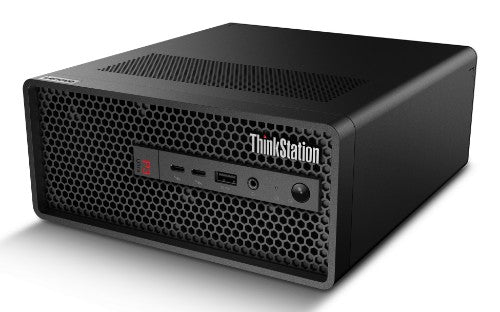 Lenovo ThinkStation P3 Ultra Intel® Core™ i5 i5-13600 16 GB DDR5-SDRAM 512 GB SSD NVIDIA Quadro T1000 Windows 11 Pro Mini Tower Workstation Black