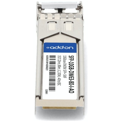 AddOn Networks SFP-10GB-DW63-80-I-AO network transceiver module Fiber optic 10000 Mbit/s SFP+ 1527.22 nm