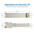 Tripp Lite N286-01GLC-TE network transceiver module Copper 1000 Mbit/s SFP