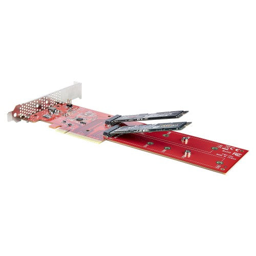 StarTech.com DUAL-M2-PCIE-CARD-B interface cards/adapter Internal M.2