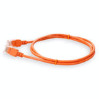 AddOn Networks ADD-1FSLCAT6A-OE networking cable Orange 11.8" (0.3 m) Cat6a U/UTP (UTP)