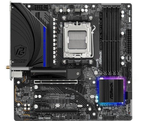 Asrock B650M-PG-RIPTIDE-WIFI AMD B650 Socket AM5 micro ATX