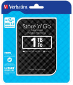 Verbatim Store 'n' Go external hard drive 1 TB Black