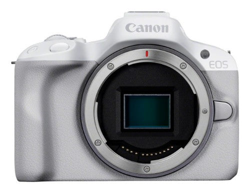 Canon EOS R50 Mirrorless Camera with 18-45mm Lens MILC 24.2 MP CMOS 6000 x 4000 pixels White