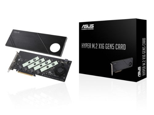 ASUS Hyper M.2 x16 Gen5 Card interface cards/adapter Internal