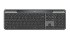 Logitech Signature Slim Solar+ K980 keyboard Universal RF Wireless + Bluetooth QWERTY US English Graphite