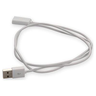 AddOn Networks USBEXTAB1MMFW USB cable USB 2.0 39.4" (1 m) USB A USB B White