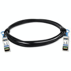 AddOn Networks SFP-28G-PDAC0-5M-FT-AO InfiniBand/fibre optic cable 19.7" (0.5 m) SFP+ Black