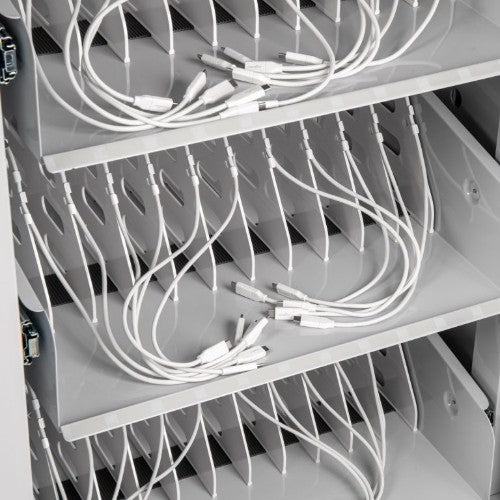 Rocstor VT0018-S1 portable device management cart/cabinet Black, Silver