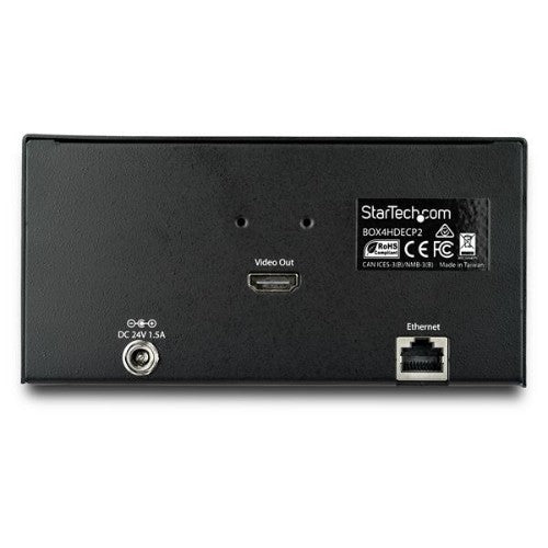 StarTech.com BOX4HDECP2 AV conferencing bridge 3840 x 2160 pixels Ethernet LAN Silver