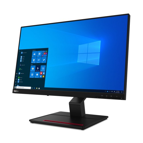 Lenovo ThinkVision T24t-20 LED display 23.8" 1920 x 1080 pixels Full HD Touchscreen Capacitive Black