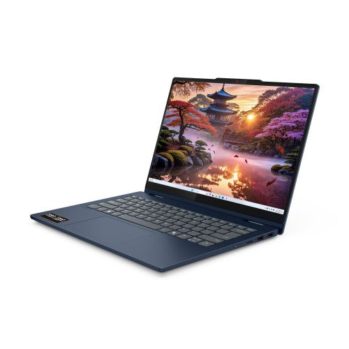 Lenovo IdeaPad 5 2-in-1 14AKP10 Copilot+ PC AMD Ryzen™ AI 7 350 Hybrid (2-in-1) 14" Touchscreen WUXGA 16 GB LPDDR5x-SDRAM 1 TB SSD Wi-Fi 7 (802.11be) Windows 11 Home Blue English