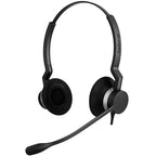 Jabra BIZ 2300 QD Duo with LINK 265 Headset Wired Head-band Office/Call center Black