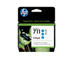 CZ134A (711) Ink cartridge cyan, 29ml, Pack qty 3