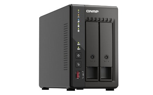 QNAP TS-253E NAS Tower Intel® Celeron® J6412 8 GB 0 TB QNAP Turbo System Black
