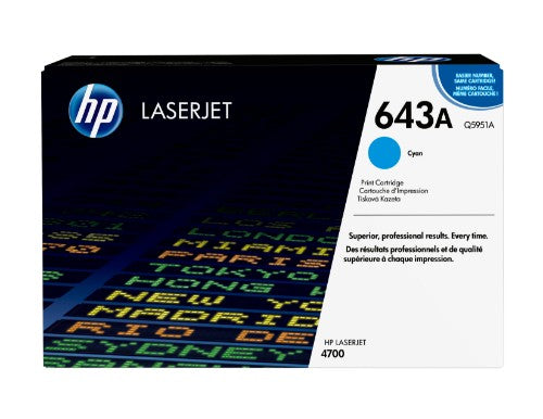 Q5951A (643A) Toner cyan, 10K pages @ 5% coverage