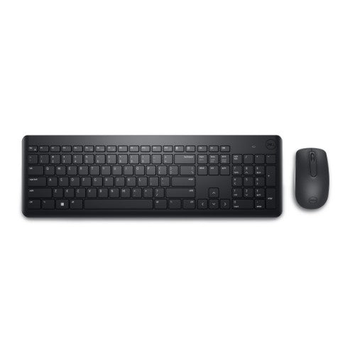 DELL KM3322W keyboard Mouse included Office RF Wireless US English Black