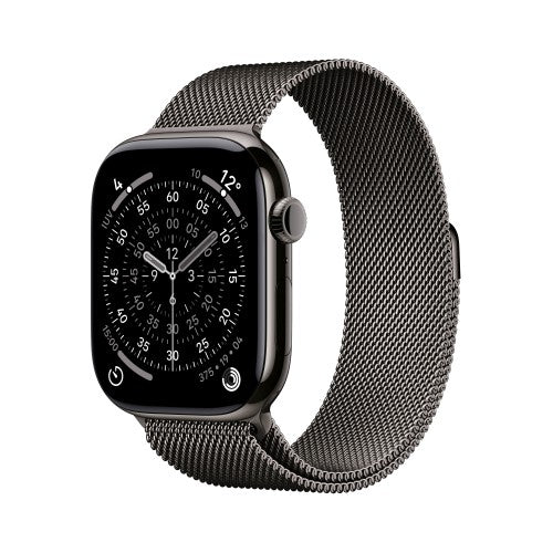 Apple Watch Series 11 OLED 46 mm Digital 416 x 496 pixels Touchscreen 5G Titanium Wi-Fi GPS (satellite)