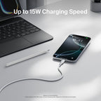 Belkin CAB021FQ1MWH USB cable 39.4" (1 m) USB A USB C 0.48 Gbit/s 15 W White