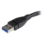 StarTech.com USB3EXT6INBK USB cable USB 3.2 Gen 1 (3.1 Gen 1) 5.98" (0.152 m) USB A 5 Gbit/s Black