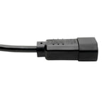 Tripp Lite P004-006-2C13 power cable Black 72" (1.83 m) C14 coupler C13 coupler