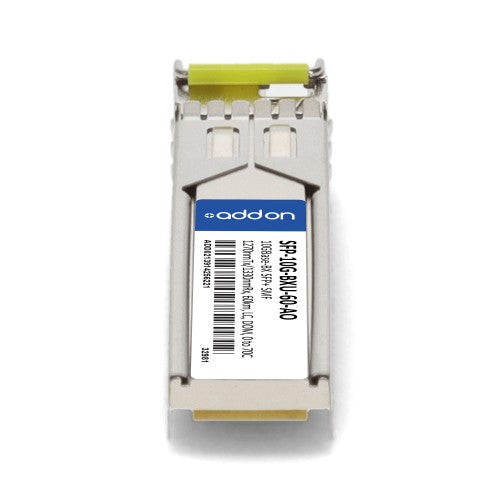 AddOn Networks SFP-10G-BXU-60-AO network transceiver module Fiber optic 10000 Mbit/s SFP+