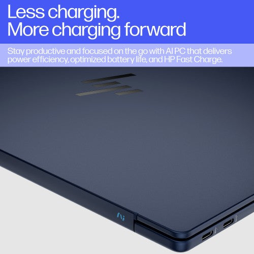 HP EliteBook Ultra G1q AI Snapdragon X1E-78-100 Laptop 14" Touchscreen 2.2K 16 GB LPDDR5x-SDRAM 512 GB SSD Wi-Fi 6E (802.11ax) Windows 11 Pro Blue