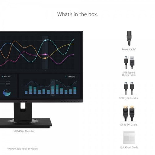 Viewsonic VG Series VG2456A LED display 24" 1920 x 1080 pixels Full HD Black