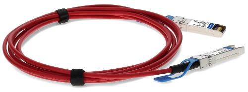 AddOn Networks SFP-H10GB-CU3-5M-RD-AO InfiniBand/fibre optic cable 137.8" (3.5 m) SFP+ DAC Red, Stainless steel