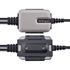 StarTech.com 2P1FFC-USB-SERIAL cable gender changer USB-A 2 x DB-9 RS-232 Black, Gray