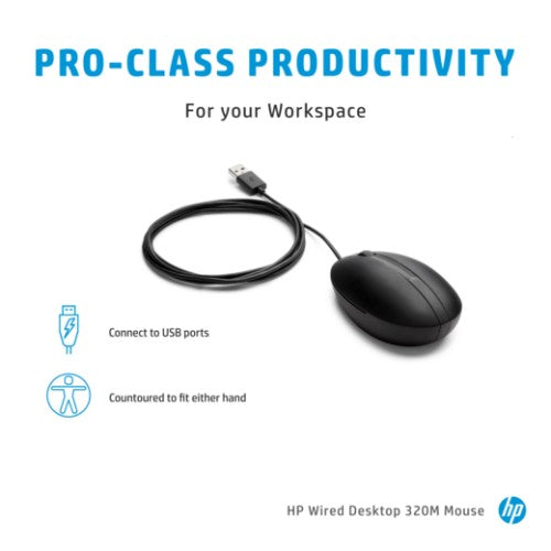 HP Wired Desktop 320M Mouse