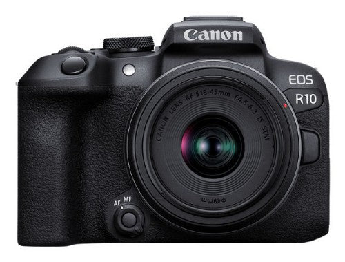 Canon EOS R10 RF-S18-45mm F4.5-6.3 IS STM MILC Body 24.2 MP CMOS 6000 x 4000 pixels Black