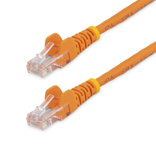 StarTech.com 15 ft Orange Snagless Category 5e (350 MHz) UTP Patch Cable networking cable 179.9" (4.57 m) - Buy IT Solutions