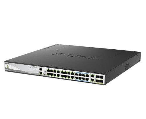 D-Link DMS-3130-30TS Managed L3 10G Ethernet (100/1000/10000) Black