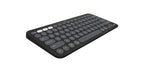 Logitech Pebble 2 Combo keyboard Mouse included Universal RF Wireless + Bluetooth QWERTY English Graphite